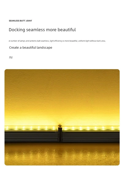 LED Duvar Yıkama Lambası - 24V 4W - 0.3m - Ek Yersiz - Kırmızı - 8