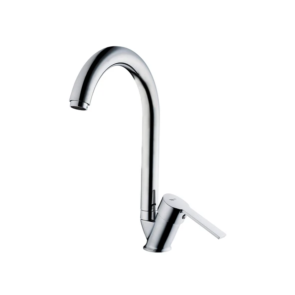 Tema Flora Kuğu Evye Mutfak Bataryası Musluk Krom TSE li