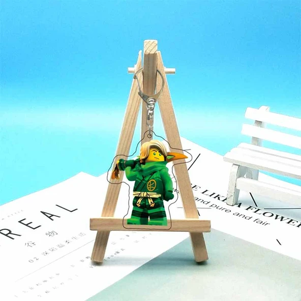 Ninjago Lloyd Altın Ninja Akrilik Anahtarlık - 17
