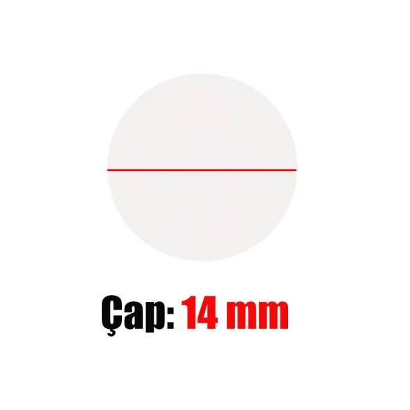 Yapışkanlı Vida Tapası Beyaz Vida Kapatıcı Kapağı (100 ADET) - 4