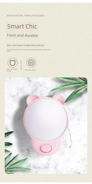 Pembe Çift Dimlenebilir Ayıcık Gece Lambası - 2'li Paket - 11