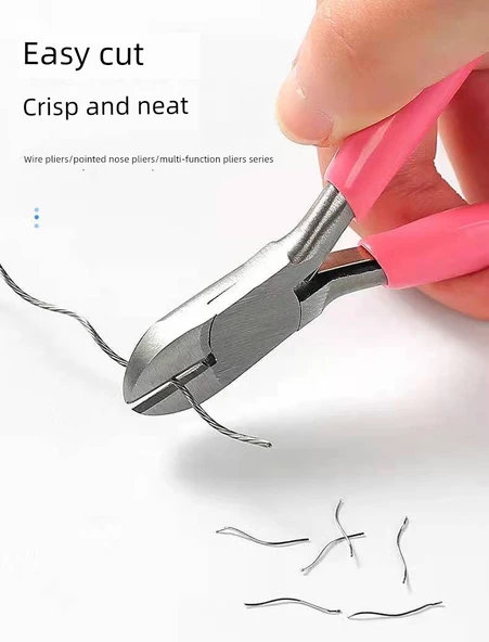 Mini El Yapımı Takı Pensesi - Bir Çift Yan Keski - 6