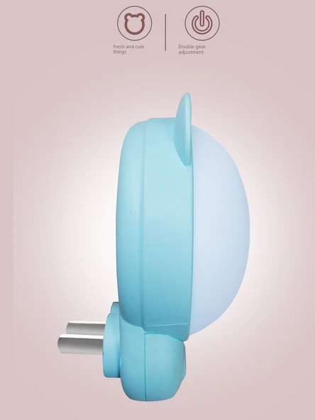 Pembe Çift Dimlenebilir Ayıcık Gece Lambası - 2'li Paket - 3