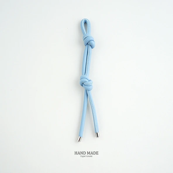 Minimalist Deri Örgü Araba Anahtarlık - No. 5 Stil H208 - Resim 10