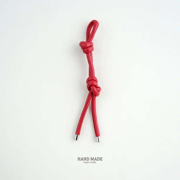 Minimalist Deri Örgü Araba Anahtarlık - No. 5 Stil H208 - Resim 7