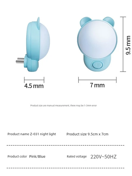 Pembe Ayıcık Gece Lambası - Resim 4