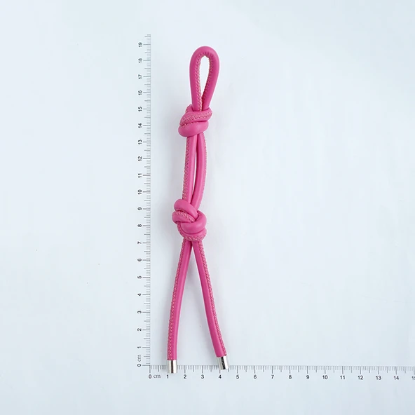 Minimalist Deri Örgü Araba Anahtarlık - No. 5 Stil H208 - Resim 3