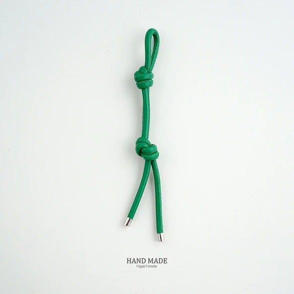 Minimalist Deri Örgü Araba Anahtarlık - No. 5 Stil H208