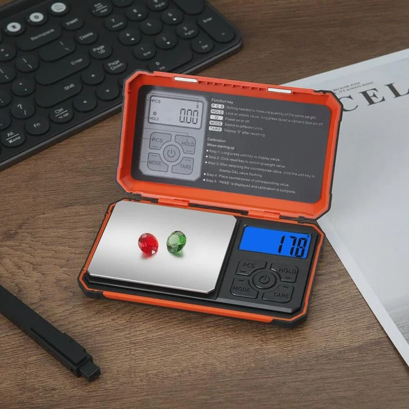 Dijital Gram Tartı - 1kg/0.1g - Pilli Model - 4
