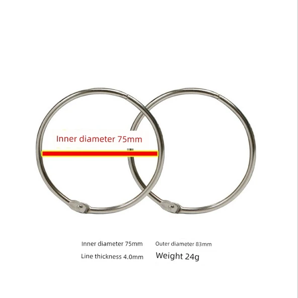 Metal Albüm Halkası - 75mm İç Çap