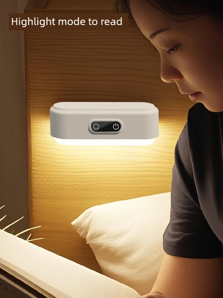 Şarj Edilebilir LED Masa Lambası Başucu Gece Lambası - 1200mA Şarjlı - Resim 5