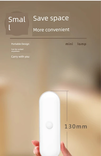 Şarj Edilebilir LED Masa Lambası Başucu Gece Lambası - 1200mA Şarjlı - Resim 10