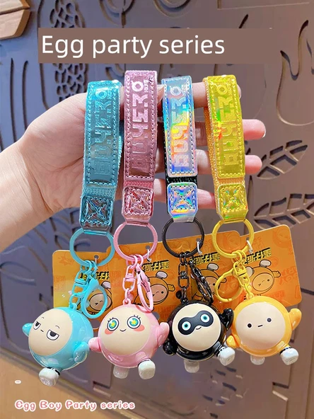 Araba Anahtarlık - Otantik Bebek Garaj Seti - Pembe - 3