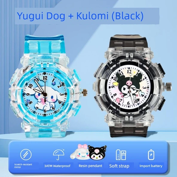 Çocuk Dijital Kol Saati - Sanrio Kombinasyon Dört - Işıklı