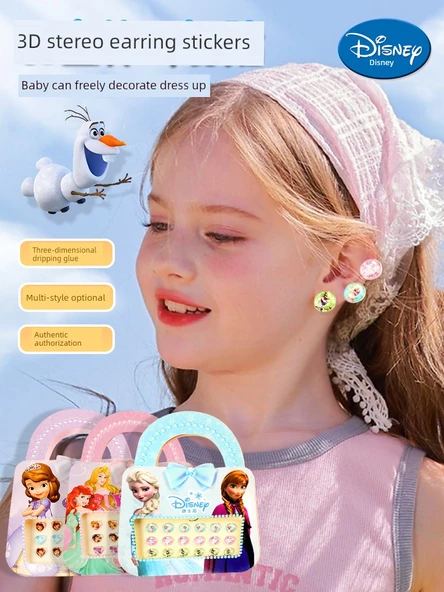Disney Pamuk Prenses 3D Küpe Sticker Seti - 110 Adet - 2