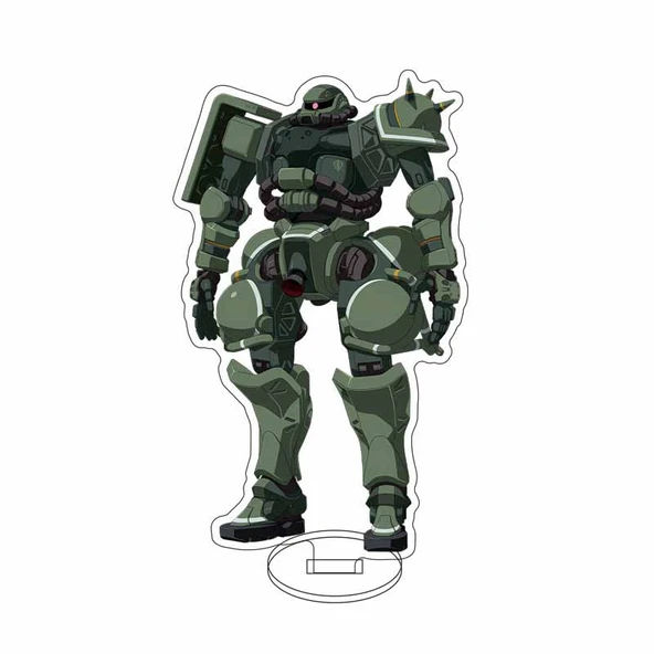 Mobile Suit Gundam Akrilik Ayaklı Stand Süs - Renk 17 - 11