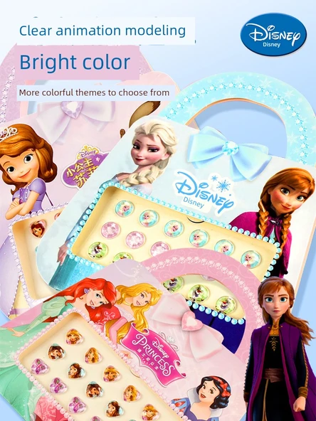 Disney Pamuk Prenses 3D Küpe Sticker Seti - 110 Adet - 6
