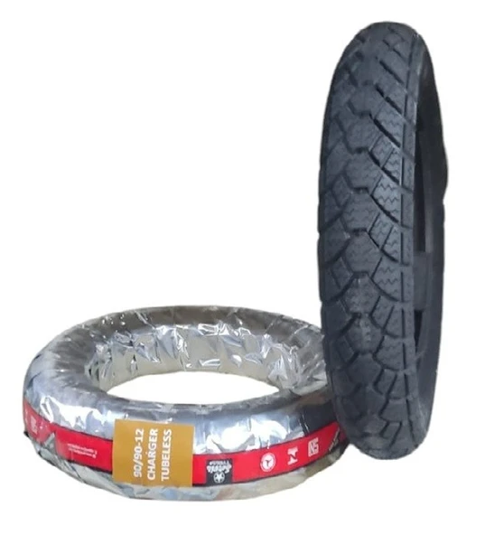 SERVİS 90/90-12 TL DUBLEKS CHARGER KIŞLIK 6PR 54J SCOOTER LASTİK - 2