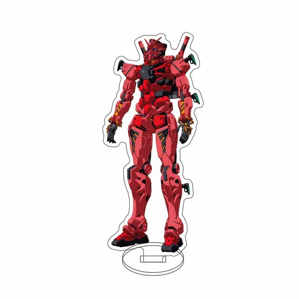 Mobile Suit Gundam Akrilik Ayaklı Stand Süs - Renk 17 - 9