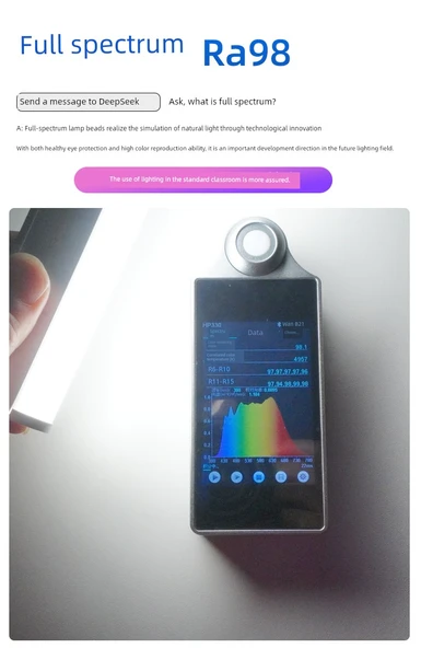 120cm Monokrom Doğal Işıklı LED Duvar Lambası - 4000K - 1.8m Kablo - 11