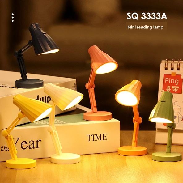 Çizgi Film LED Masa Lambası - SQ333A İskandinav Minimalist