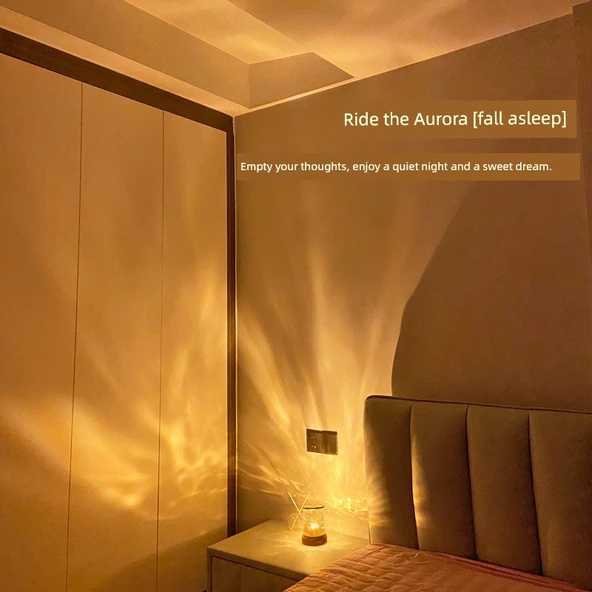Romantik Çift Gece Lambası - Fişli Üç Renkli Işık - Ayarlanabilir Parlaklık (Model 2) - 3