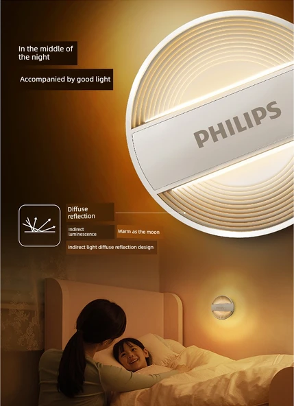 Philips Cool Yue 2. Nesil Şarjlı Gece Lambası - 2'li Paket - 10