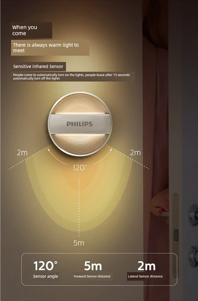 Philips Cool Yue 2. Nesil Şarjlı Gece Lambası - 2'li Paket - 8