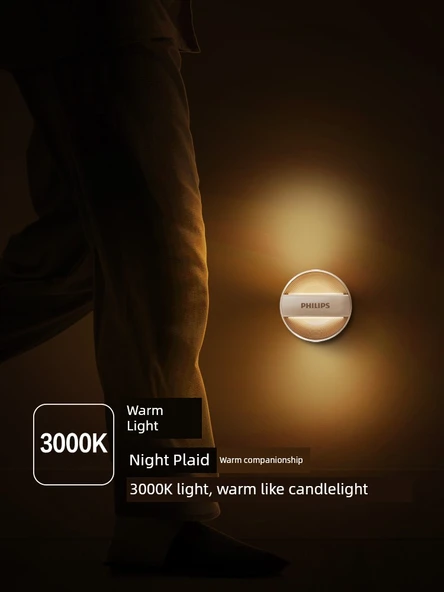 Philips Cool Yue 2. Nesil Tak Çalıştır Gece Lambası - 2'li Paket - 3