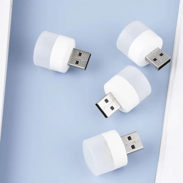 USB Gece Lambası - 2'li Paket - Sıcak Beyaz - 2