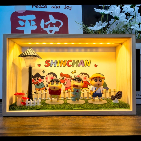 Crayon Xiaoxin Gece Lambası - Pijama Yenidoğan Raporu - Fişli - 10
