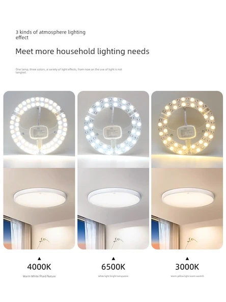 LED Tavan Lambası Dönüşüm Kiti - Işık Barı 17W Beyaz Işık 400mm - 4