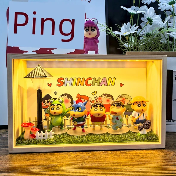 Crayon Xiaoxin Gece Lambası - Pijama Yenidoğan Raporu - Fişli - 2