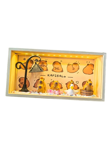 Sevimli Küçük Gece Lambası - SüngerBob Desenli Şarjlı Lamba - 2
