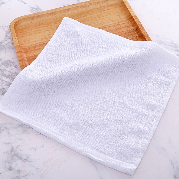Otel Restoran Küçük Kare Havlu - 20 gr Pamuklu Köşe Askılıklı 22x22cm - 11