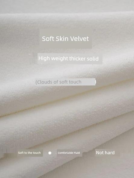 Güzellik Salonu Havlusu - Gri Kadife Yatak Örtüsü 200x100cm - Resim 5