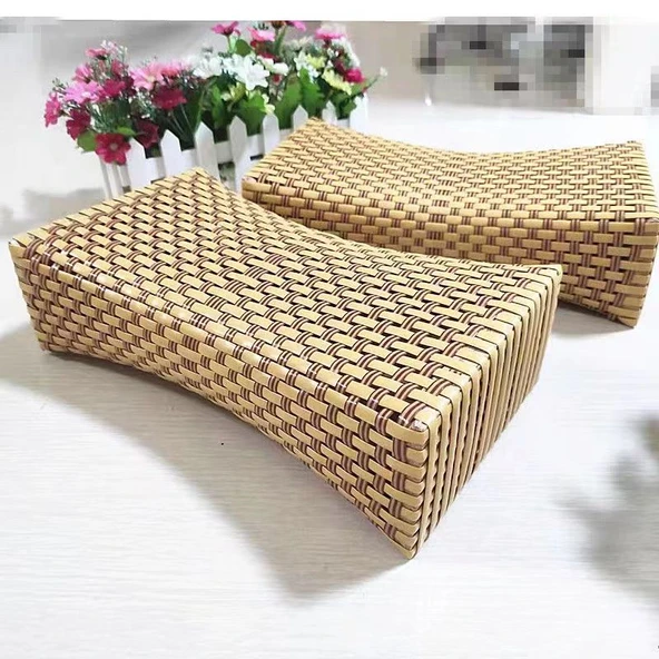 Yazlık Oyuklu Serin Yastık - PE Rattan - 29x17x9cm - 3
