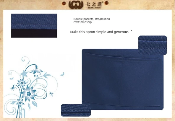 Leke Tutmaz Önlük Kol Seti - Lacivert - Resim 7