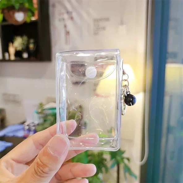 Çizgi Film Bebek Çanta PVC Kör Kutu - Altın Tokalı Kırmızı Çıngıraklı - 9