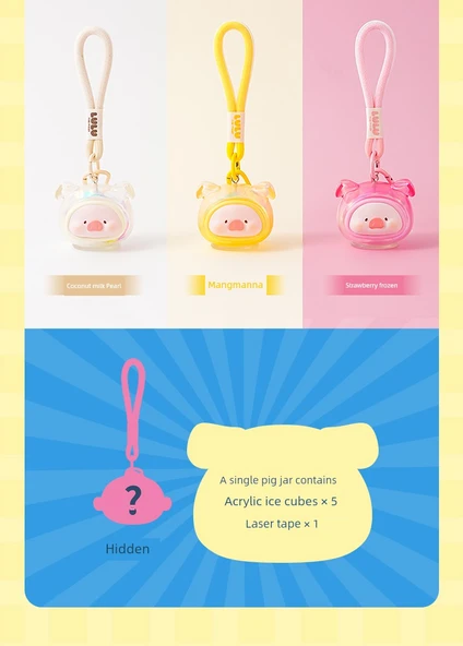 LULU Pig Vinil Anahtarlık - Rastgele Tek Gönderim - 10