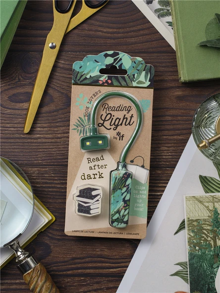 Taşınabilir LED Kitap Okuma Lambası - Düğmeli - İyi Gün - Resim 6