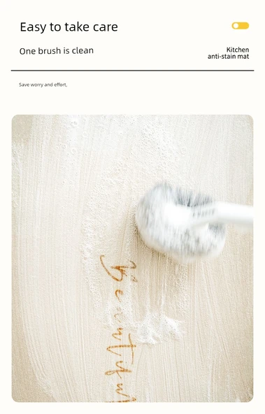 L Şeklinde Diatomit Mutfak Halısı - 80*120*45cm - Puslu - Resim 11