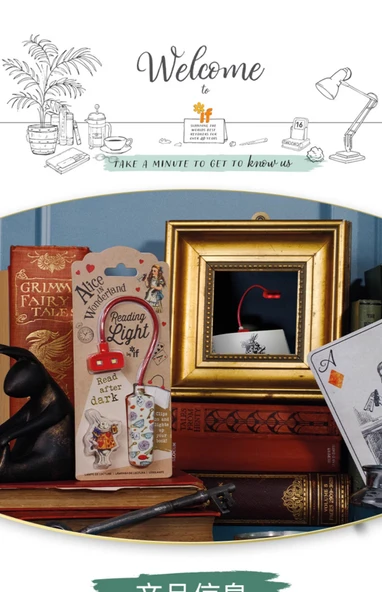 Taşınabilir LED Kitap Okuma Lambası - Düğmeli - İyi Gün - Resim 7