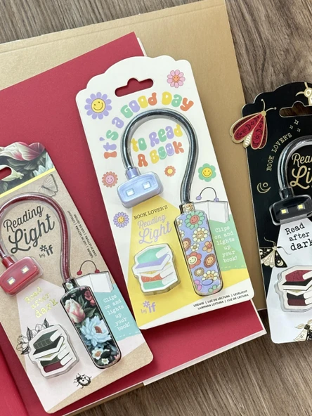 Taşınabilir LED Kitap Okuma Lambası - Düğmeli - İyi Gün - Resim 4