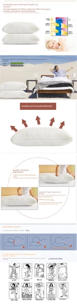 Yıkanabilir Kuş Tüyü Yastık - Deve Tüyü - Orta Yastık - 4-8cm - 10