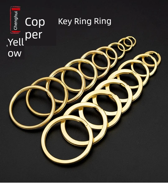 Bakır Çift Katmanlı Anahtarlık - Diyafram 35mm 5'li Paket - Resim 7