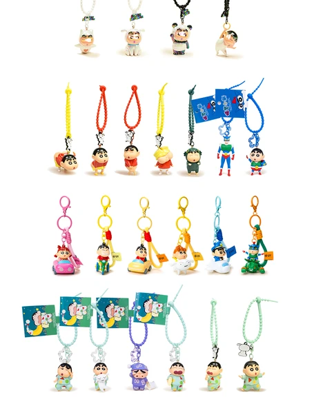 Shin-chan Karikatür Anahtarlık - Şin ve Şiro - 9