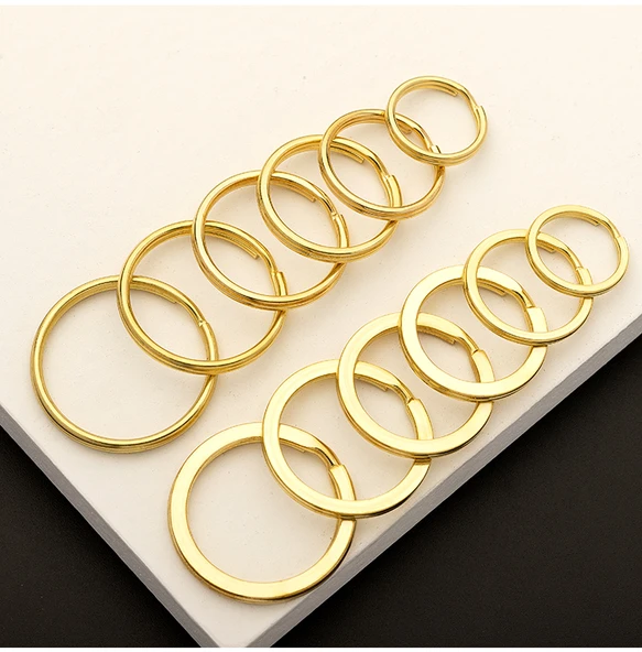 Bakır Çift Katmanlı Anahtarlık - Diyafram 35mm 5'li Paket - Resim 10