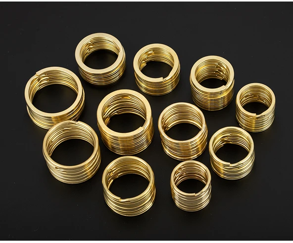 Bakır Çift Katmanlı Anahtarlık - Diyafram 35mm 5'li Paket - Resim 9