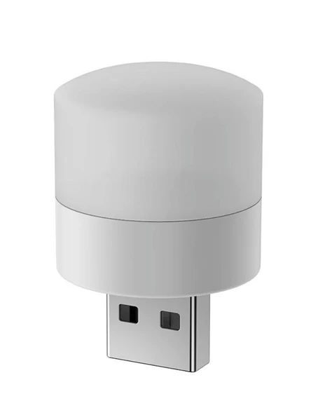 Mini USB LED Gece Lambası - Gün Işığı - 5'li Paket - 6